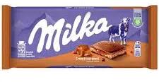 Milka Ciocolata Lapte Si Crema Caramel 100 G