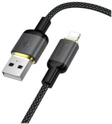 hoco. Cablu Date si Incarcare USB-A - Lightning HOCO X128 Benefit, 10W, 1m, Negru