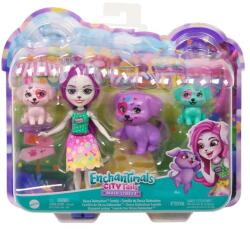 Enchantimals Set de joaca Enchantimals - City Tails Main, Street, Dessa Dalmatian Figurina