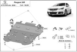 Scut Protection Scut auto metalic Opel Grandland X, Peugeot 3008, 308, 5008 II, 508