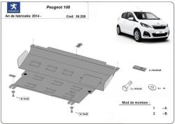 Scut Protection Scut auto metalic Peugeot 108, Toyota Aygo AB40 2014 - 2022
