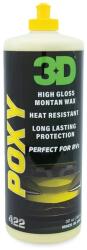 3DProducts Ceară auto lichidă, hibridă, Poxy Montan, stralucire lungă durată, aspect umed, 946 ml, 3DProducts