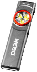 NEBO NEB-FLT-1042-G SLIM MINI zseblámpa, 250 lumen, 450mAh, IPX4, alumínium burkolat, mágneses talp (NEB-FLT-1042-G_NEB-FLT-1042-H)