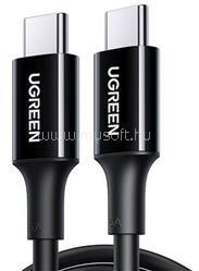 UGREEN US300 adatkábel (Type-C - Type-C, 100W, PD gyorstöltő, 200cm) FEKETE (UGREEN_80372) (UGREEN_80372)