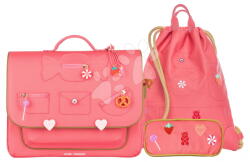 Jeune Premier Set ghiozdan școlar It Bag Midi Candy Jeune Premier ergonomic și sac școlar pentru sport și încălțăminte de schimb cu penar (JPITD25235-A)