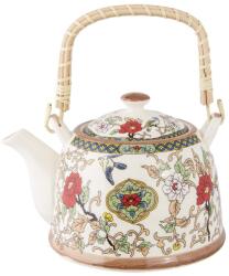 Clayre & Eef Többszínű kerámia teáskanna áztatóval18x14x12 cm, 700 ml (6CETE0002)
