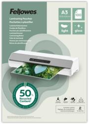 Fellowes A3/160 újrahasznosított anyagból (50%), fényes - 100 db (100142988)