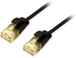 Equip Patch Cord Equip Slim, U/UTP, Cat. 6A, 5 m, Black (626907)