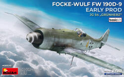 MiniArt Model asamblabil MiniArt Militari: Avioane - Vânător german Focke-Wulf Fw 190D-9 Early Prod. JG 54 "Grunherz (MNA48035)