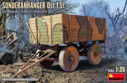 MiniArt Model asamblabil MiniArt Militar - Remorcă germană de marfă Sonderanhänger Ost 1.5t (MNA35487)