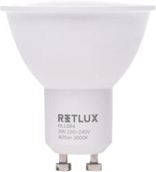 Retlux RLL 684 GU10 izzó, 3W, WW, D (RLL 684)
