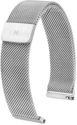 HIRSCH Milanaise 22mm Nemesacél óraszíj (30161434-2-22)