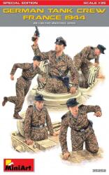 MiniArt Figurine hobby MiniArt Militare: Soldați - Echipaj german de tanc în Franța 1944 (Special Edition) (5 figurine) (MNA35252)