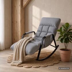 Pepita Viona Relax Balansoar rabatabil cu suport pentru picioare reglabil - Gri (QN-SL05) Balansoar