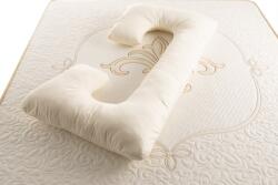 Medico Perna pentru gravide Medico - Happy Mom Pure Cotton and Wool, in forma de C, umplutura cu lana (1610)