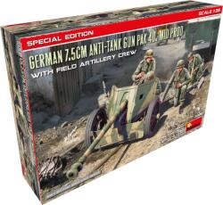 MiniArt Model asamblabil MiniArt Militar: Tun antitanc german 7.5 cm PaK 40. Mid Prod (Special Edition) (MNA53010)