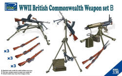 Riich.Models Model asamblabil Riich Models Militar - Set B de arme ale Comunității Britanice din Al Doilea Război Mondial (RE30011)