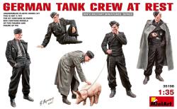 MiniArt Figurine hobby MiniArt Militare: Soldați - Echipaj german de tanc în pauză (6 figurine) (MNA35198)