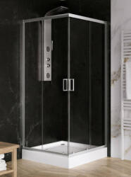 NEW TRENDY Suvia cabină de duș 90x90 cm crom luciu/sticlă transparentă K-5114 (K5114)