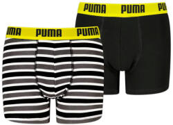PUMA Everyday Striped Boxers 2P Mărime copii: 128 / Culoare: negru (93897002)