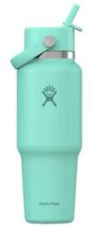 Hydro Flask 32 OZ WIDE FLEX STRAW TRAVEL BOTTLE Termos Mermain Green