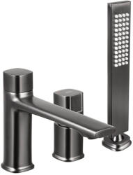 Laveo Tores kád és zuhany csaptelep fürdőkád fölé grafit BVT_913D (BVT913D)