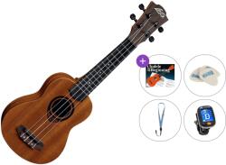 LAG TKU-10S Tiki Standard SET Natural Szoprán ukulele