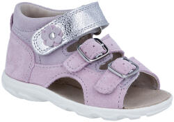 RICHTER sandale pentru fete cu velcro și cataramă roz/violet (14BAAE)