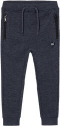 NAME IT Pantaloni trening, băieți, buzunare cu fermoar, Gri inchis, 80/110, 1, 5-5 ani albastru închis/Safir închis (13DE9D)