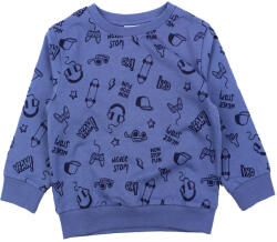 NAME IT băiat pufos cu model de hanorac modelat albastru (13D513)