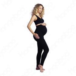 CARRIWELL Pantaloni gravide colanti, Maternity Support negru (1166AE)
