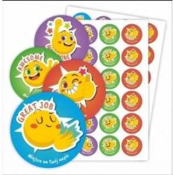 LearnHow Motivational Stickers - English Emojis 48pcs