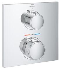 GROHE Geohe Allure termosztát falsík mögötti telepítéshez, 1 fogyasztóra, króm (GR-19380002)