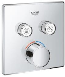 GROHE SmartControl falsík mögötti keverő 2 fogyasztóra, króm (GR-29148000)