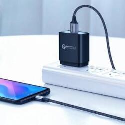Ugreen US288 60127 USB-A/USB-C QC 3.0 3A 1, 5 m Kabel - Grau
