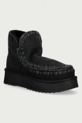 Mou Mini Eskimo Platform Boot cizme de zăpadă pentru femei din piele întoarsă 9BY2-OBDU92_99X