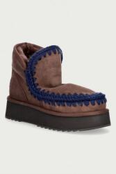 Mou Mini Eskimo Platform Boot cizme de zăpadă pentru femei din piele întoarsă 9BY2-OBDU91_88X (MU.FW681000A.BRPNAV)