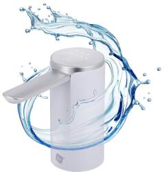NK Vízadagoló LED Kijelzővel - Automatikus, 4 Adagolási Mennyiség 200/600/800 ml/Folyamatos, 1200 mAh, Touch Control, 1, 5L-18, 9L Palackokhoz - Fehér