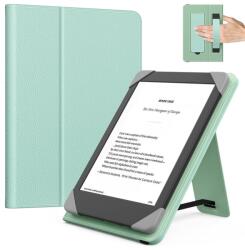 MoKo Univerzális Tok 6 Colos Kindle E-Olvasóhoz és Tablethez, Agave Zöld Szín, Könnyű Védőtok
