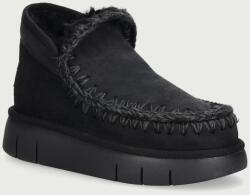 Mou Eskimo Bounce Sneaker cizme de zăpadă pentru femei din piele întoarsă 9BY2-OBDU95_99X (MU.FW531009A.BKBK)