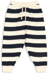 Konges Sløjd alsó gyerek pamut MANIS KNIT PANTS - sötétkék 86