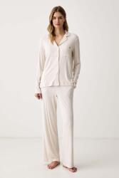 DKNY pizsama női viszkóz - bézs XS - answear - 42 990 Ft