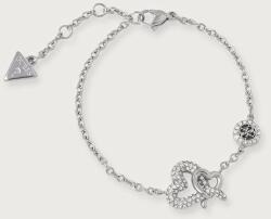Guess brățară pentru femei din oțel inoxidabil cu zirconiu cubic LOVE BITES 9BY2-AKDZ2Y_SLV (JUBB06.052JW)
