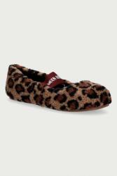 Moon Boot balerina cipő MB FLEECE BALLERINA LEOPARD - barna Női 39