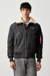 Alpha Industries átmeneti kabát férfi B-15 III TT Two Tone Bomber - szürke L