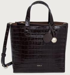 Furla keresztpántos táska női bőr Divide It S Tote - barna Univerzális méret