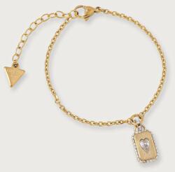 Guess brățară pentru femei din oțel inoxidabil CRYSTAL LOVE 9BY2-AKDZ27_GLD (JUBB06.358JW)
