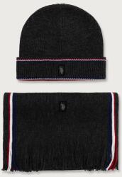 U. S. Polo Assn U. S. Polo Assn. férfi szett BRAND STRIPE BOX SET - szürke Univerzális méret