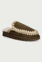 Mou papuci de casă pentru femei din piele întoarsă Eskimo Slipper 9BY2-KLDZN2_78X (MU.FW101125A.MOO)