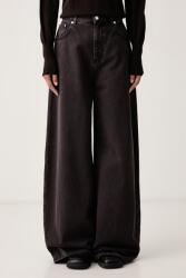 MSGM blugi wide leg pentru femei 9BY2-SJDZLJ_49X (4141MDP230T.267759)